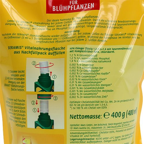 Floristik24 Seramis Nachfüllbeutel Blühpflanzen 400ml