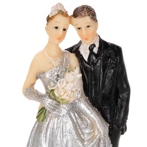 Silberhochzeitspaar 10cm | Floristik24.de