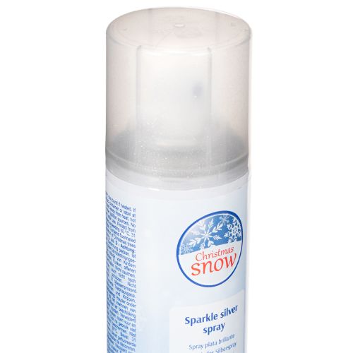 Silberspray Schneespray Glitter für Fenster und Winterdeko 150ml | Floristik24.de