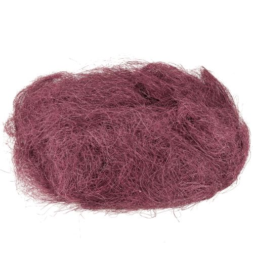 Sisal Rot Bordeaux Naturfaser Sisalfaser zum Basteln 300g
