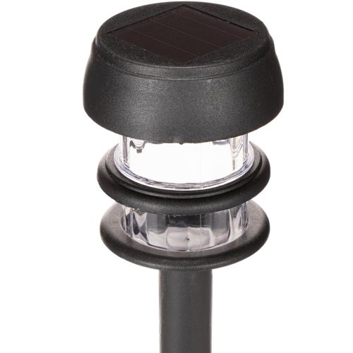 Gartenleuchte Solar Erdspieß Außenlampe für Gartenweg 35cm 6St | Floristik24.de