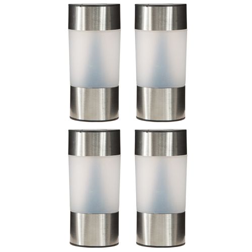 Floristik24 Solar Stableuchte LED Solarleuchte Outdoor H14cm 4St