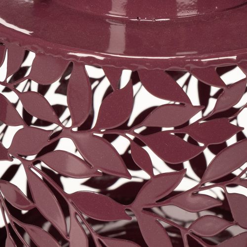 Artikel Laterne Blattmotiv Solarbetrieben für stimmungsvolle Außenbereichsbeleuchtung 25cm