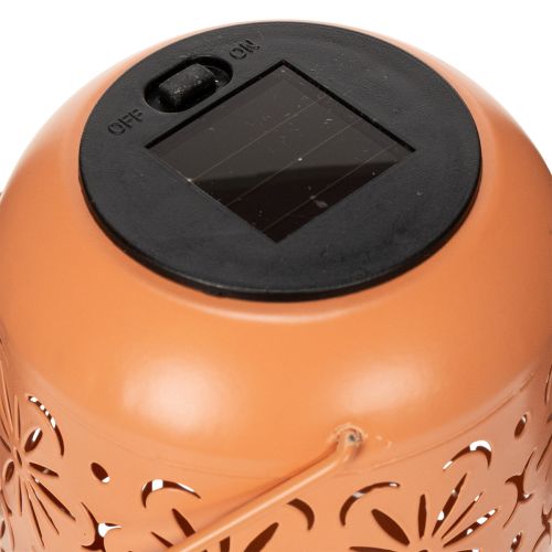 Artikel Solar Laterne mit floralem Design für romantische Abende im Garten 26cm