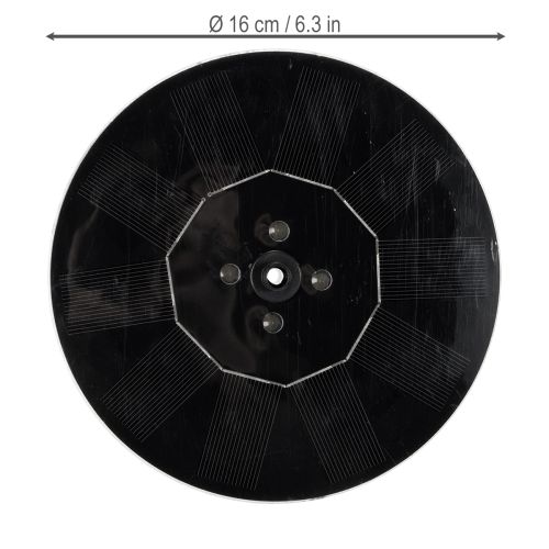 Artikel Solarpumpe für Gartenteiche Schwimmendes dekoratives Wasserspiel LED 16cm