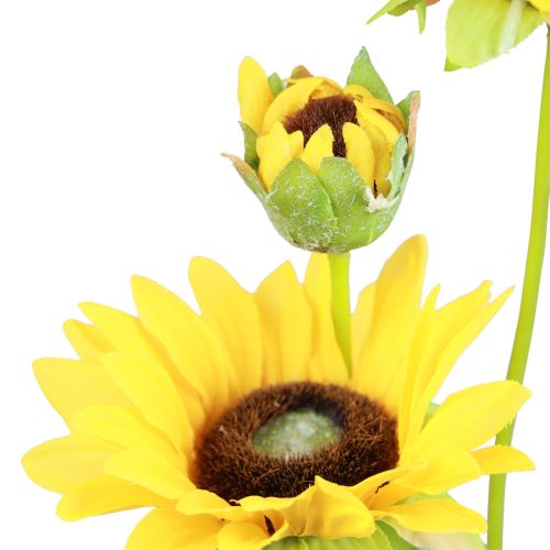 Artikel Kunstpflanzen künstliche Sonnenblumen Kunstblumen Deko Gelb 64cm