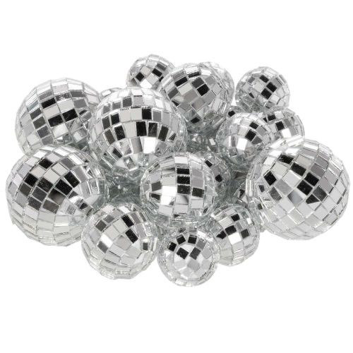 Deko-Spiegelkugeln Party-Dekoelement Silber 2-4cm 50St kaufen | Floristik24.de