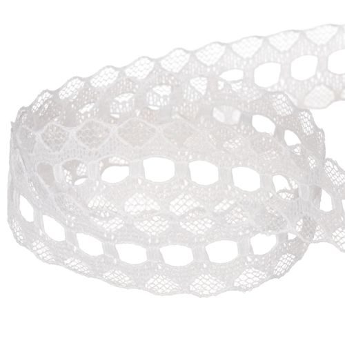 Zierband mit Spitze Baumwolle