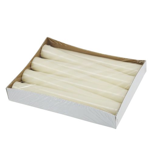 Floristik24 Spitzkerze 300/40 Wollweiß 8St