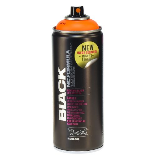 Floristik24 Sprühlack Lackspray Leuchtfarbe Orange Neon Graffiti 400ml