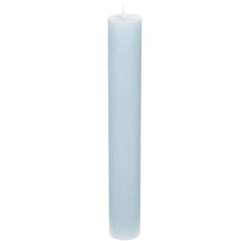 Stabkerze blau für Kerzenständer und Tischdekoration 34x240mm 4St