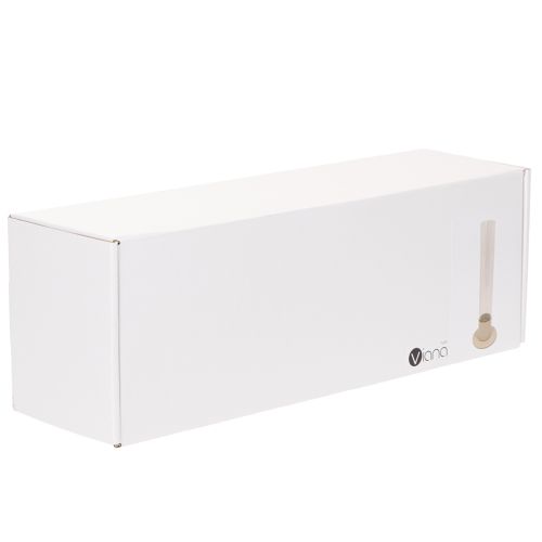 Stabkerzenhalter modern mit Glaszylinder und Sockel 31cm | Floristik24.de