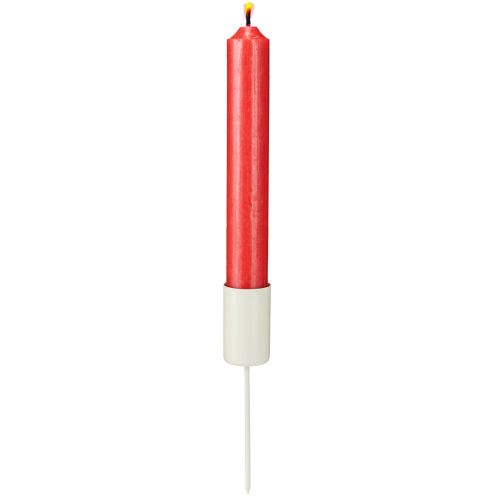 Stabkerzenhalter Metall am Stab Kerzenhalter Beige H11cm 4 St | Floristik24.de