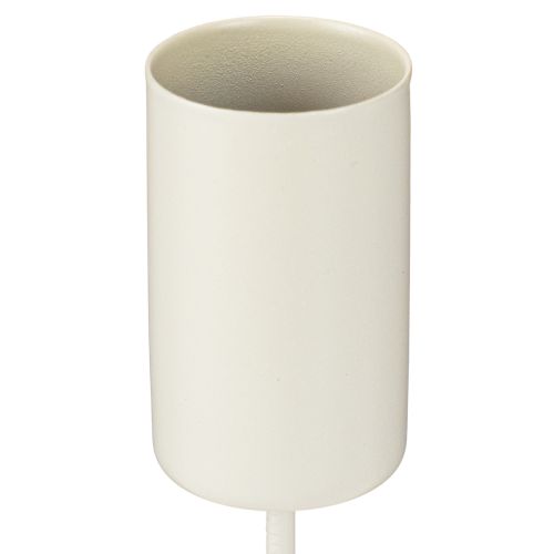 Stabkerzenhalter Metall am Stab Kerzenhalter Beige H11cm 4 St | Floristik24.de