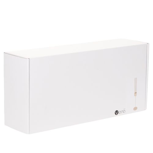 Stabkerzenhalter mit Glaszylinder modern 45cm | Floristik24.de
