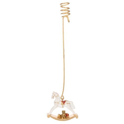 Weihnachtsbaumkerzenhalter Schaukelpferd 20cm 3St kaufen | Floristik24.de