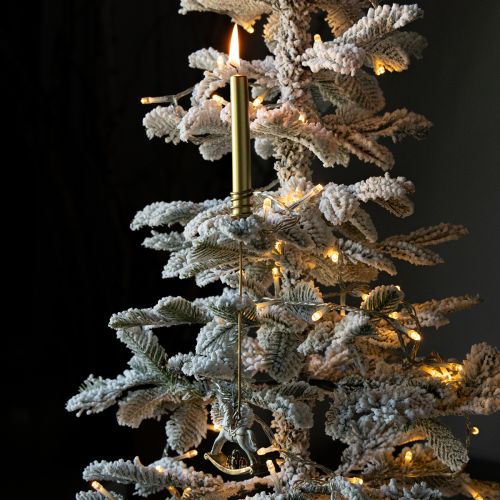 Weihnachtsbaumkerzenhalter Schaukelpferd 20cm 3St | Floristik24.de