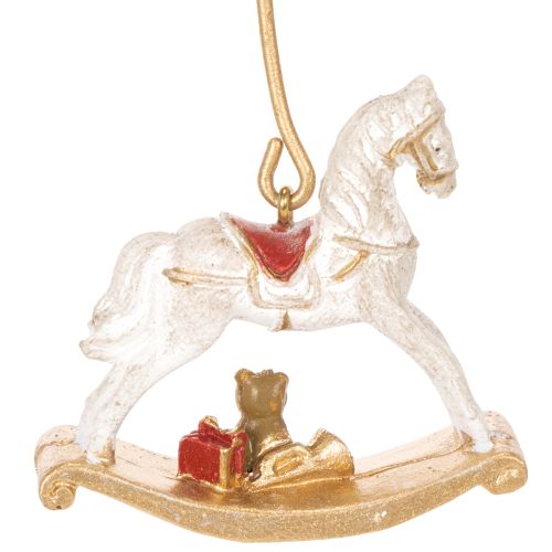 Weihnachtsbaumkerzenhalter Schaukelpferd 20cm 3St | Floristik24.de