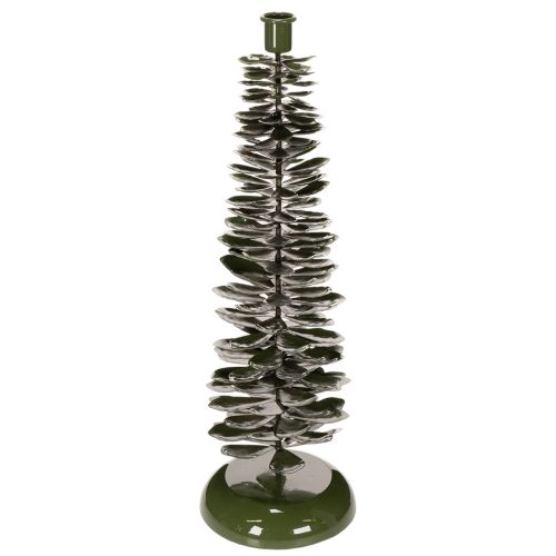 Kerzenständer in Tannenbaum-Optik Grün Metall 45cm kaufen | Floristik24.de