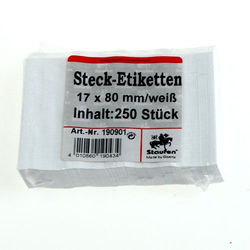 Artikel Stecketiketten 17mm x 80mm 250 St