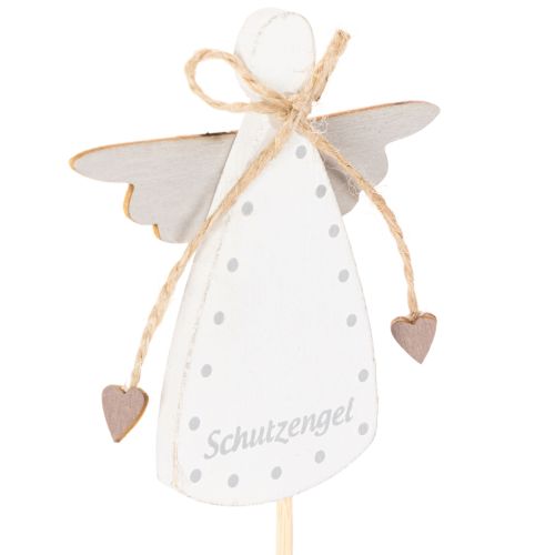 Dekostecker Engel aus Holz Schutzengel Figur am Stab 31cm 12St | Floristik24.de
