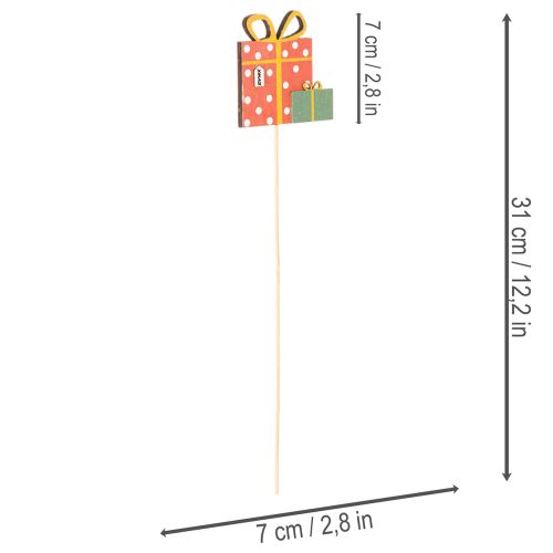 Pflanzenstecker Geschenkpaket Motiv Holz 31cm 12St | Floristik24.de
