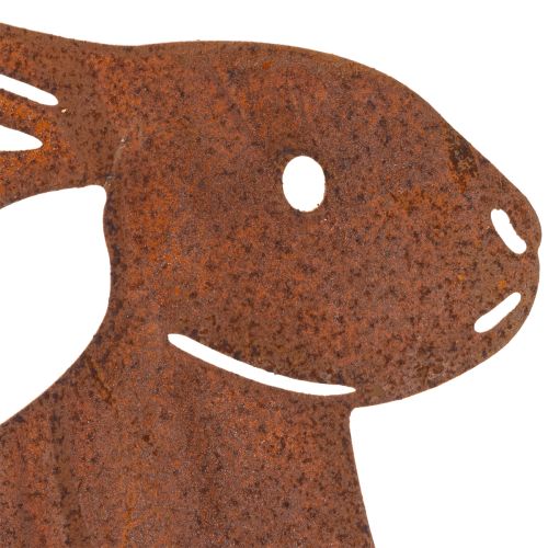 Artikel Osterhase Gartenstecker aus Metall für stilvolle Frühlingsdeko im Außenbereich 80cm