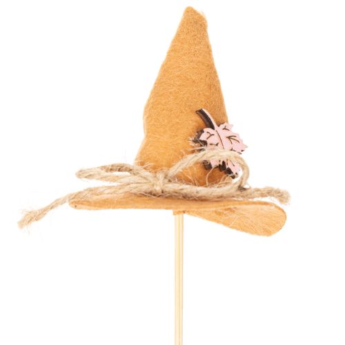 Dekostecker Hexenhut aus Filz für herbstliche Tischdeko 28cm 12St | Floristik24.de