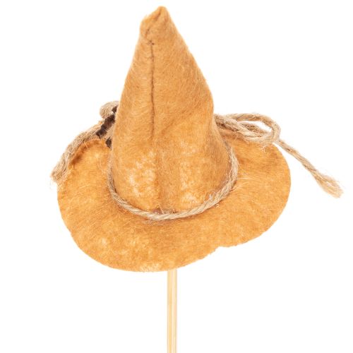 Dekostecker Hexenhut aus Filz für herbstliche Tischdeko 28cm 12St | Floristik24.de