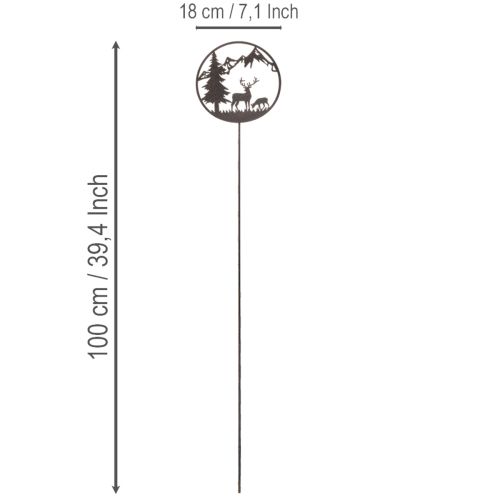 Dekostecker Waldtiere Hirsch