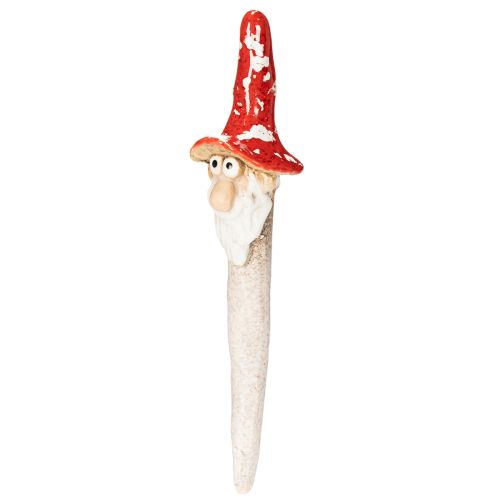 Zwerg zum Stecken Figur mit langem Bart und Pilzhut Deko 17cm 2St | Floristik24.de