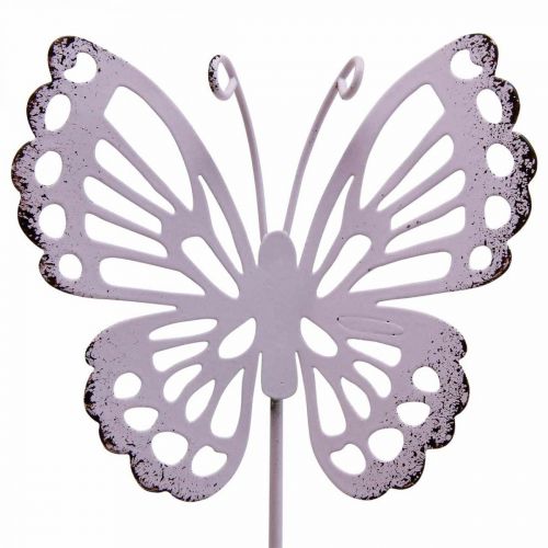 Gartenstecker Schmetterling Metall Dreifarbig L25cm 6St