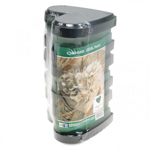 Artikel Steckmasse Herz mit Boden 13cm 6 St