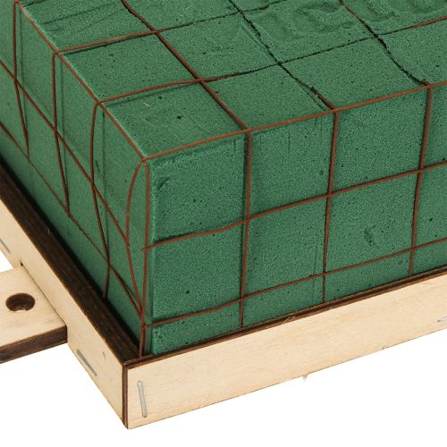 Artikel Steckschaum Ziegel Florette Eco Holz Unterlage 18×10cm