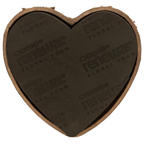 Steckschaum in Herzform OASIS® Renewal® Floral Foam Biolit® 26cm 2St