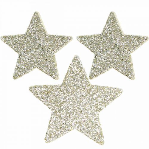Streudeko Weihnachten Streudeko Sterne in Gold Ø4/5cm 40St