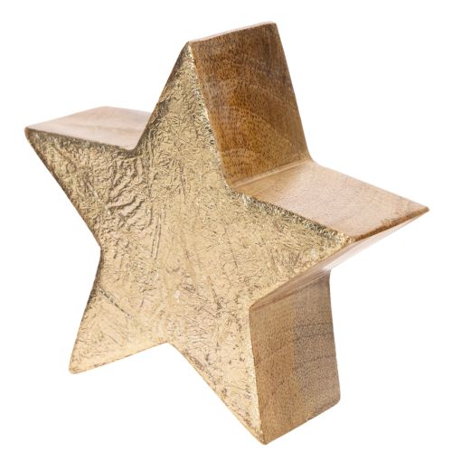 Deko Stern Weihnachten Aufsteller Tisch oder Regal 10cm 3St | Floristik24.de