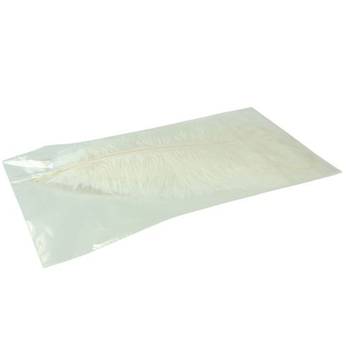 Artikel Straußenfedern Exotische Deko Weiße Federn 32-35cm 4St