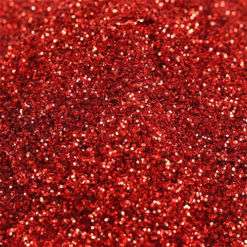 Floristik24 Streu Glitzer Rot 115g