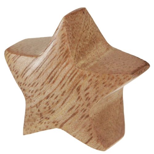 Artikel Streudeko Holz Mini Sterne Adventsdeko Mangoholz 3cm 9 St