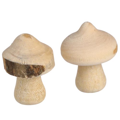 Artikel Streudeko Mini Pilze Holzdeko Natur Mit Rinde Ø2cm 36 St