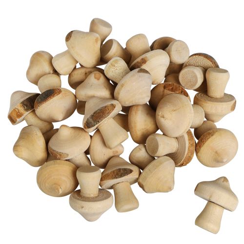 Artikel Streudeko Mini Pilze Holzdeko Natur Mit Rinde Ø2cm 36 St