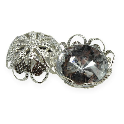 Floristik24 Hochzeit Streudeko Diamanten Ø15mm 48 St