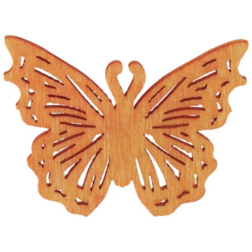 Artikel Streudeko Schmetterling Holz Tischdeko Frühling 4×3cm 72St