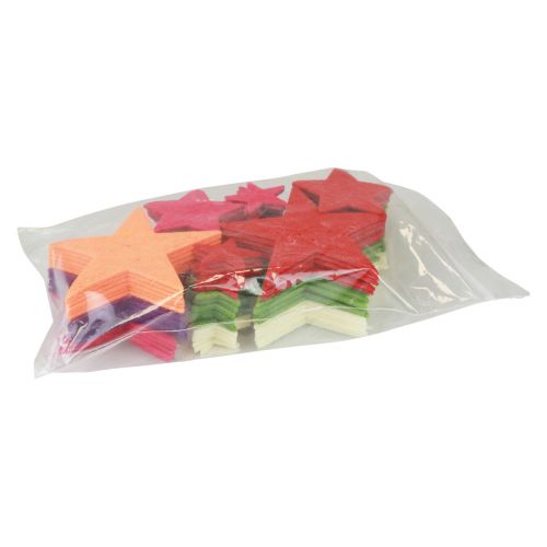 Floristik24 Streudeko Sterne, Streuteile Weihnachten Bunt 108 St