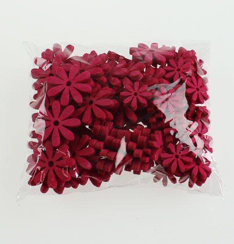 Floristik24 Filzblumen Set in Pink 96St