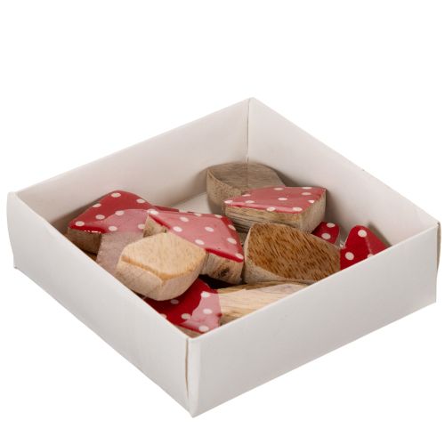 Pilze Deko Holz für Tischdekoration und Geschenke 6cm 8St | Floristik24.de