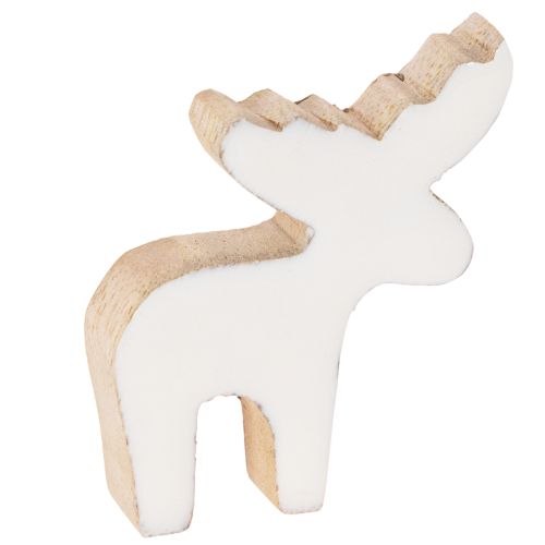 Elch Dekofigur Holz stehend Streudeko Weihnachten 6cm 8St kaufen | Floristik24.de
