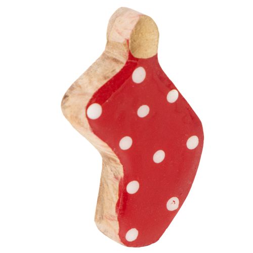 Socken gepunktet Tischdeko Weihnachten 6cm 8St