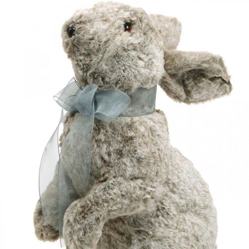 Floristik24 Osterhase Plüsch, Schaufensterdeko, Hase zum Stellen, Frühlingsdeko H40cm